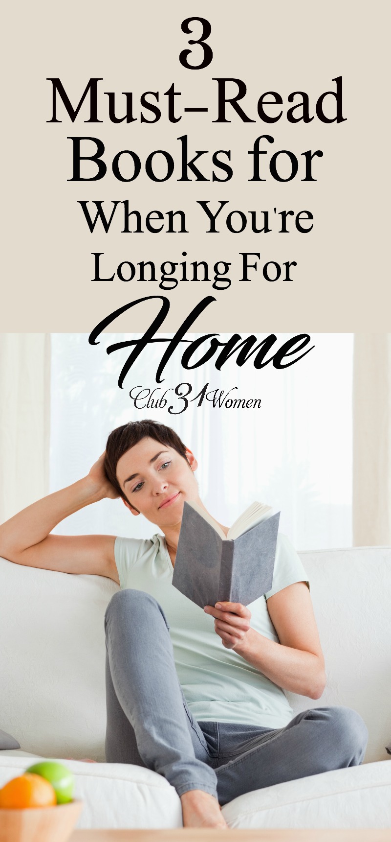 What does home mean to you? If you're ready to get lost in a book that pulls you into a place that calls you home, check out these great book recommendations! via @Club31Women