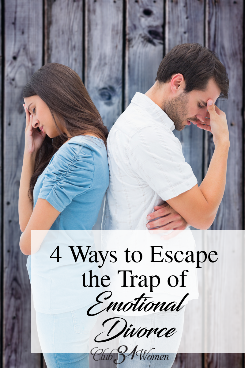 Have you ever been so hurt you've closed your heart to your husband? Created a safe distance? Here's what you can do if you've fallen into that trap... via @Club31Women