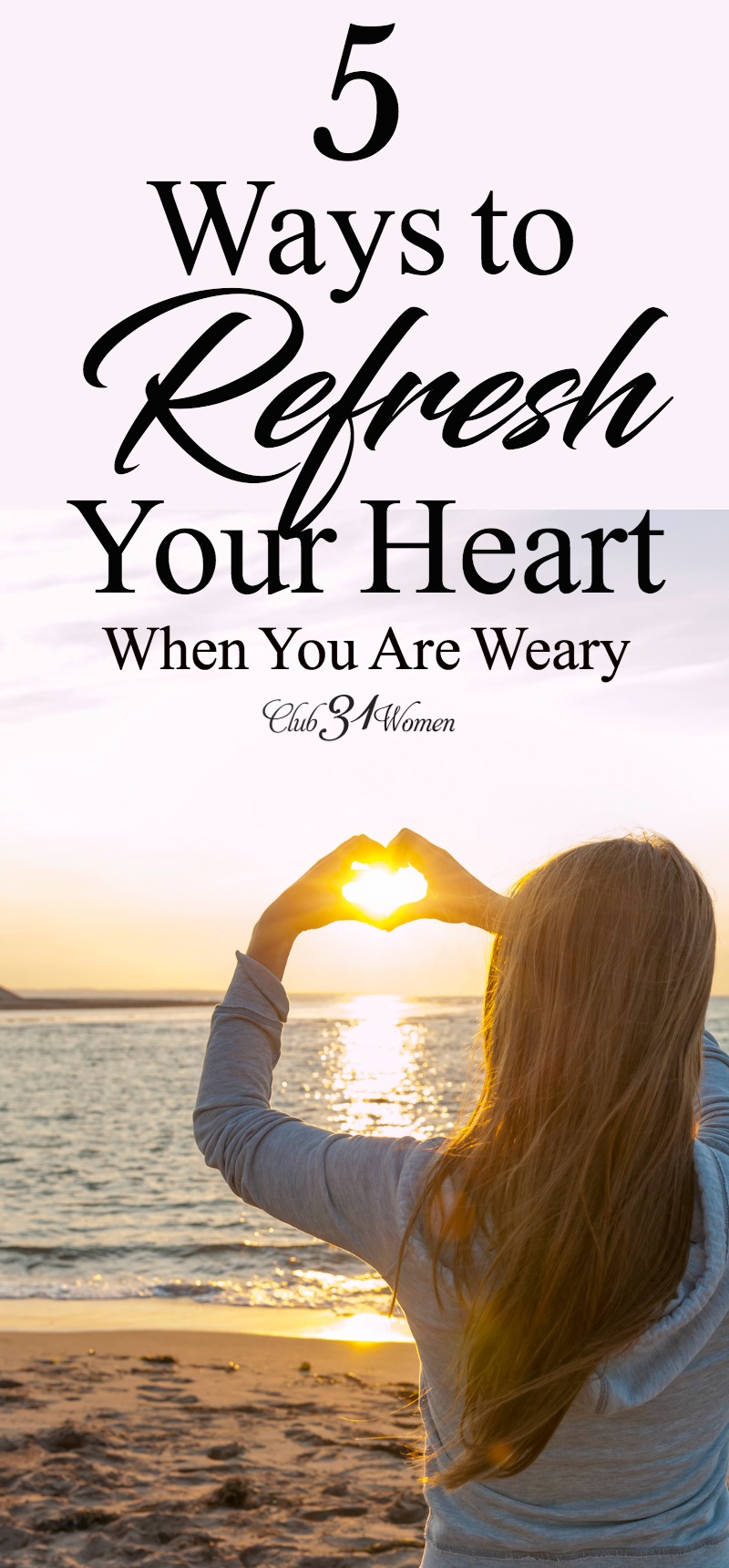 When your heart is weary, how can you refresh? When life drains you, how can you be filled again? God wants to meet you right where you are... via @Club31Women