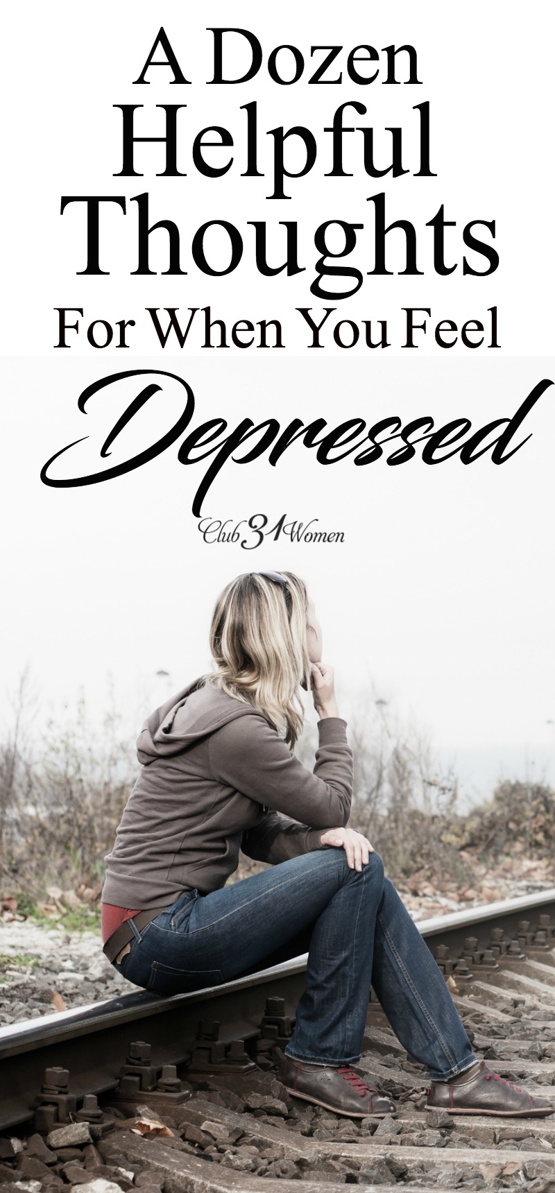 Depression comes uninvited, but it does come at times and can be hard to shake. What can you do when you are feeling depressed? via @Club31Women