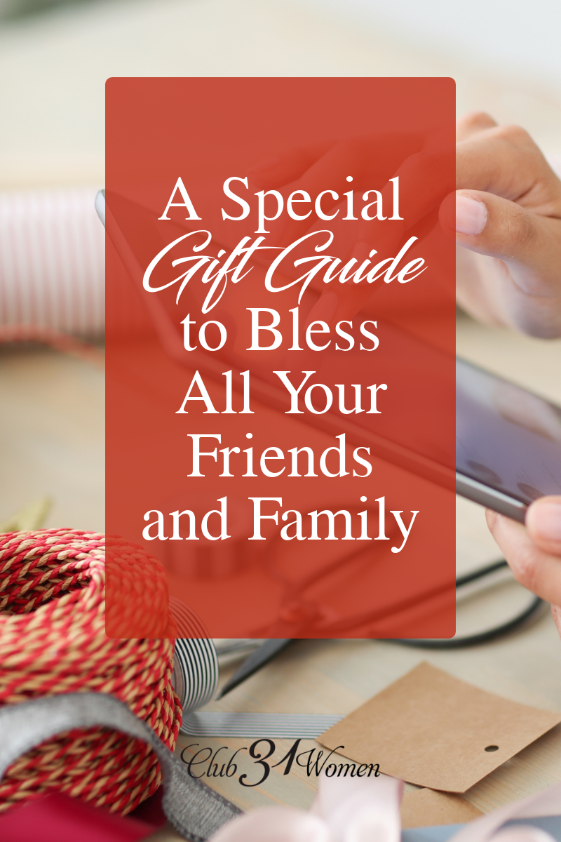 I enjoy giving gifts that are lovely and meaningful. The kind of gift that the people I love will treasure long after the holidays are over. That kind of gift. via @Club31Women