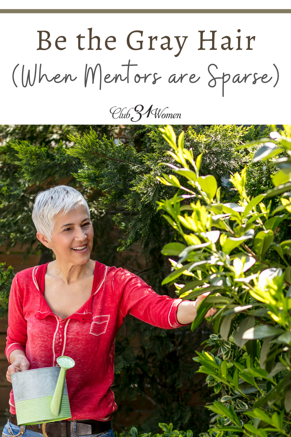 Do you know how hard it is to find mentors today? Maybe you can be the one who links arms with a younger woman for a season? via @Club31Women