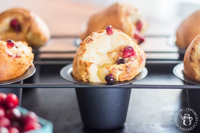 Cranberry Almond Popovers To Help Slow the Season