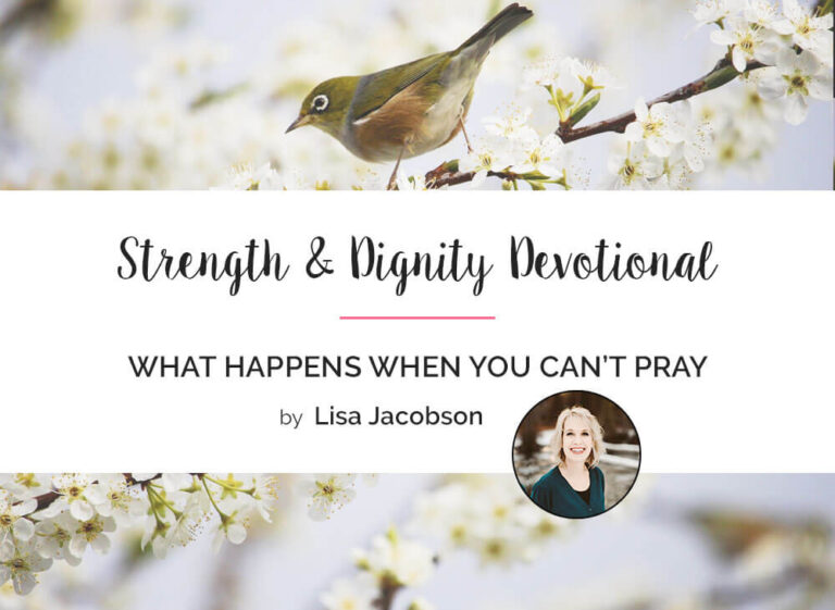 What Happens When You Can’t Pray