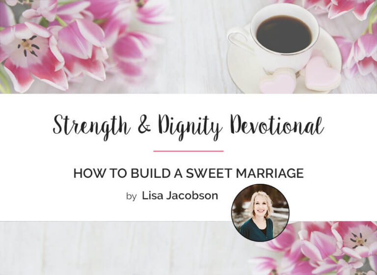 How to Build a Sweet Marriage