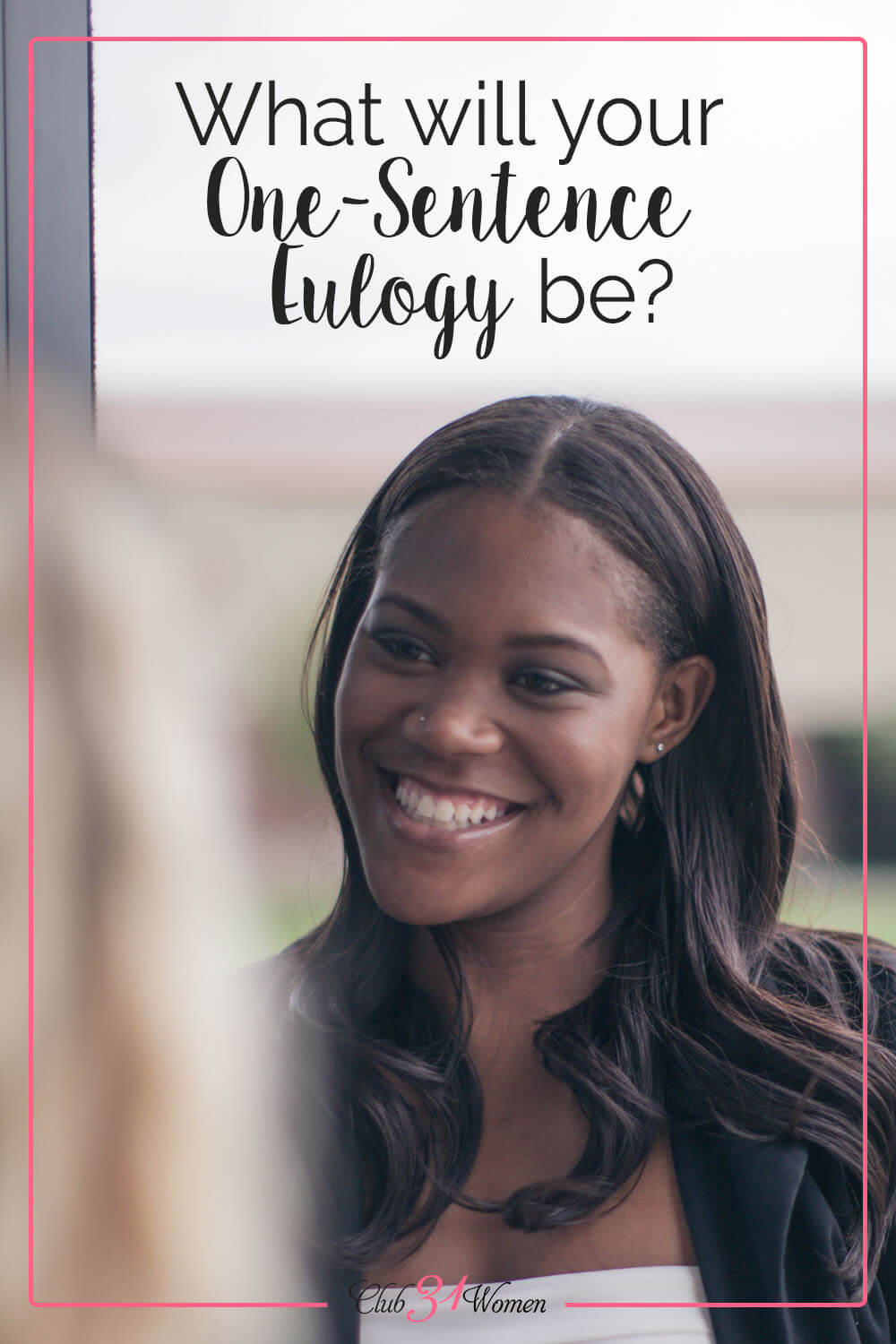 What eulogy will you leave behind? Will it speak of your accomplishments? Or will it speak of your care of and service to others? via @Club31Women