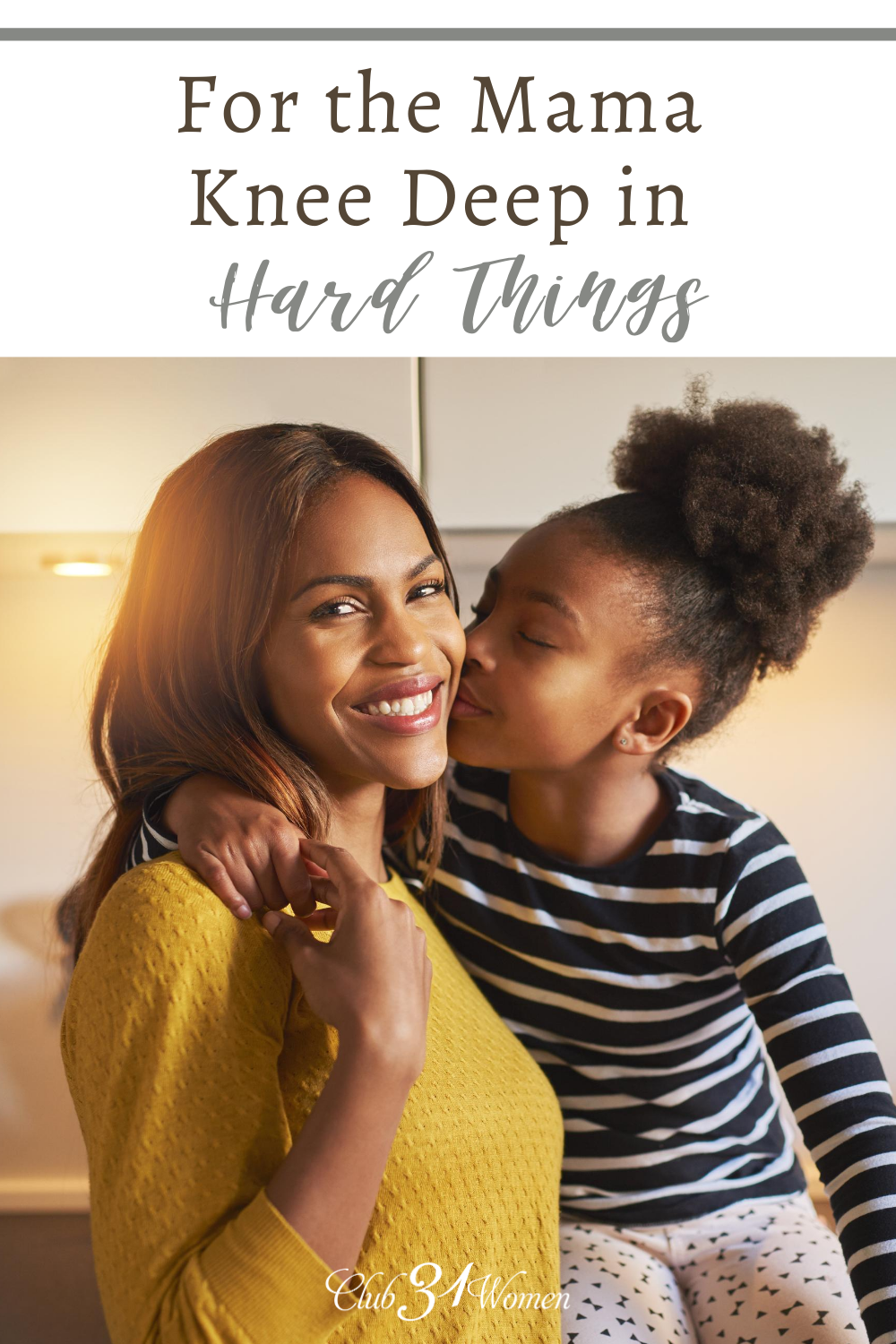 Being a brave mom was never meant to be easy. But have we traded courageous mothering for comfortable culture? Let's choose the hard things... via @Club31Women