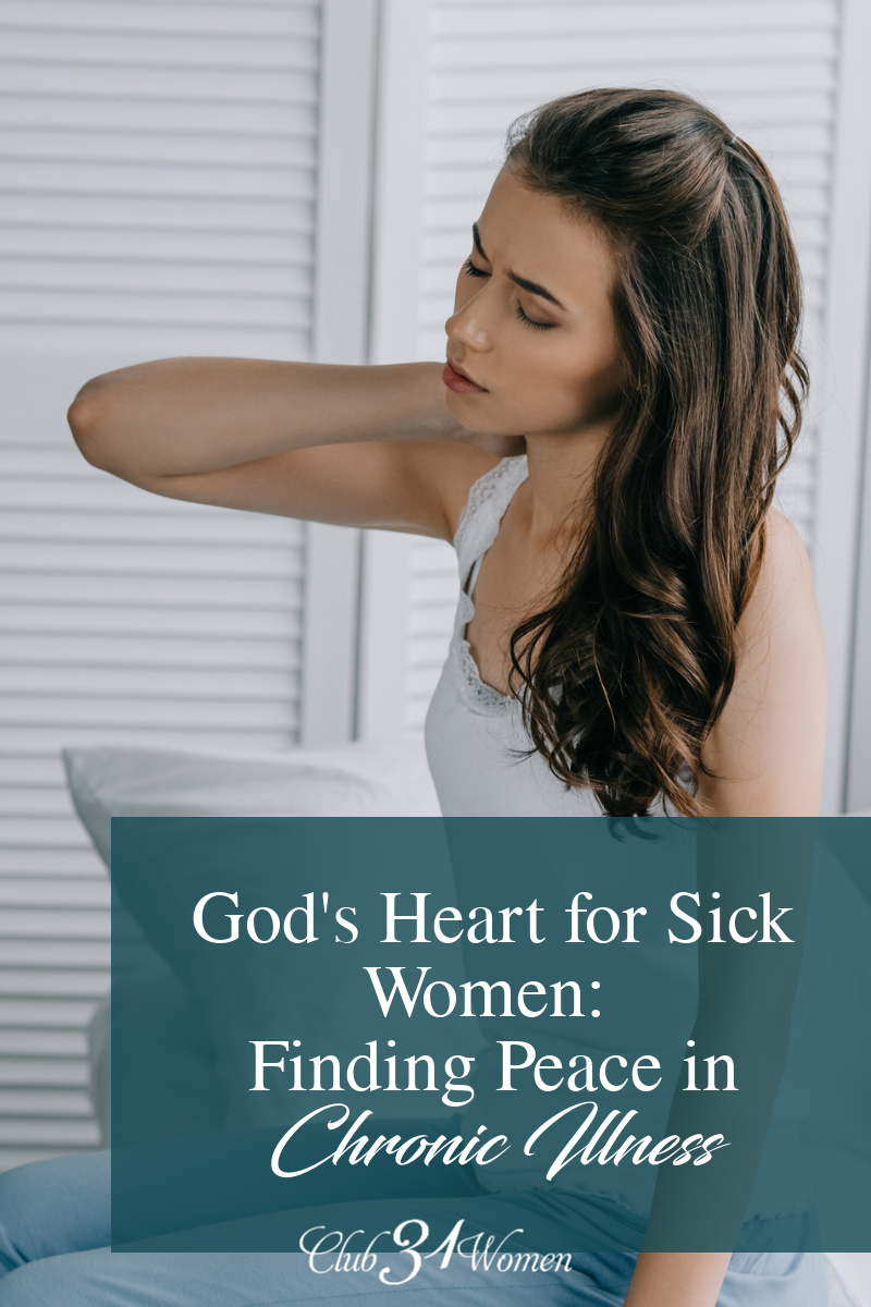We need to know how God views His sick daughters, and not just how He views us – but how He raises us up. How can we walk in chronic illness well? via @Club31Women