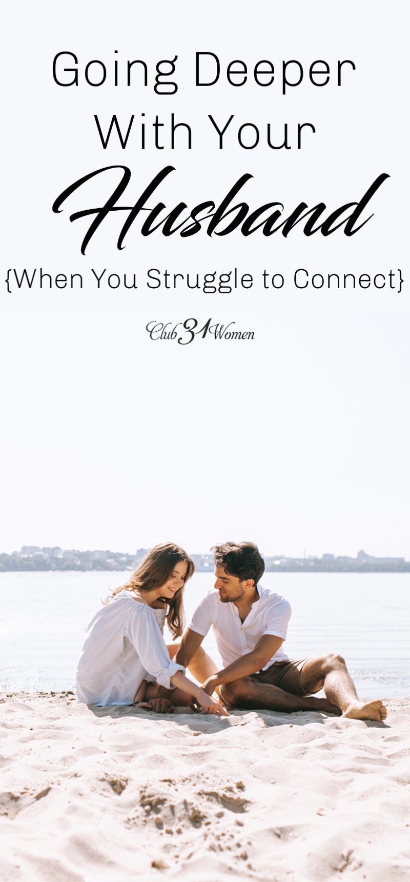 Committing to the hard work of marriage is definitely worth it. Allowing your husband to help grow you and you him can be the best thing for your marriage. via @Club31Women