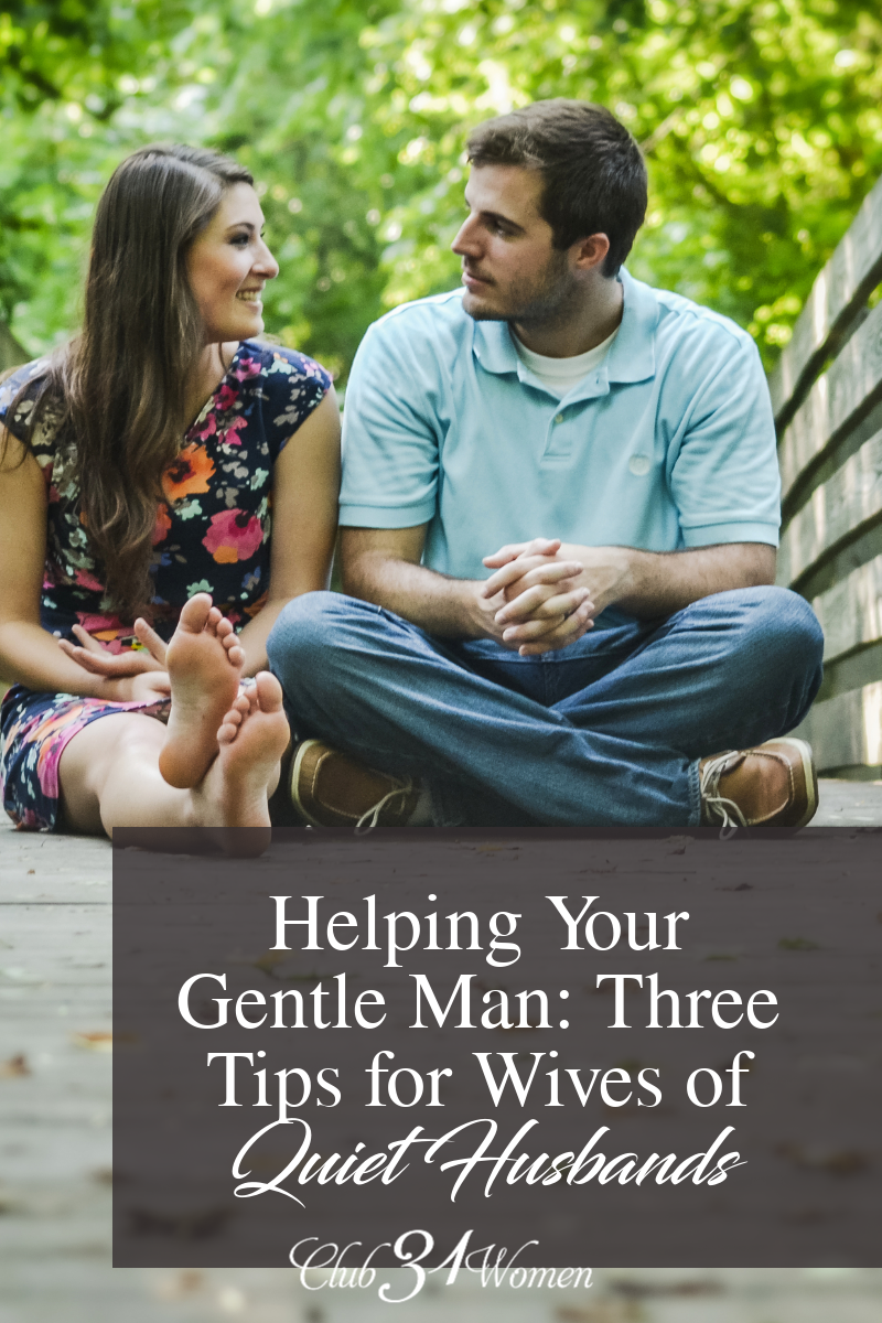 When the marriage books focus on life with a domineering husband but you have one of the gentle, quiet husbands, how can a wife best serve him? via @Club31Women