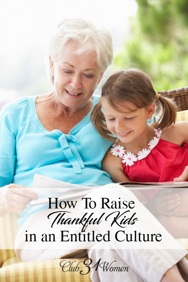 We do and do and do for our kids and rarely are they ever thankful. More often they want the next thing, something more. Enough is never enough. via @Club31Women