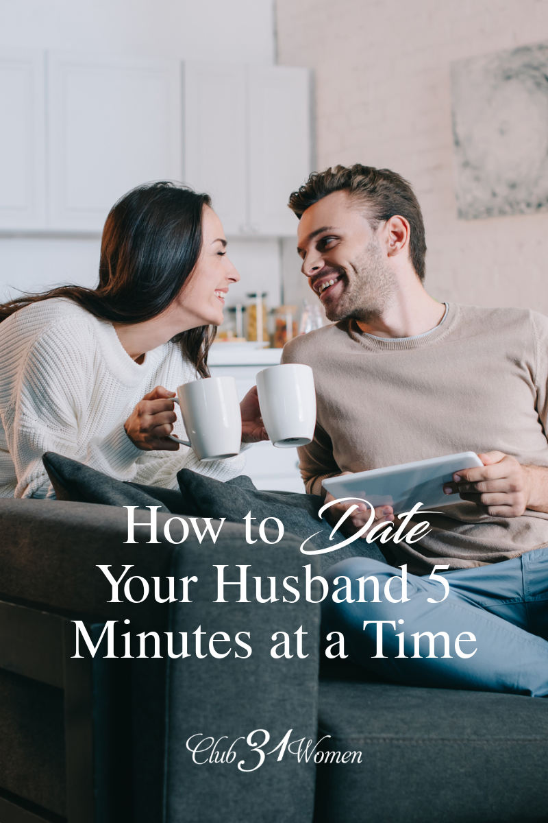 Are you in a season where going out on a date with your husband just isn’t reality? What if there was another idea of dating you may not have thought of? via @Club31Women