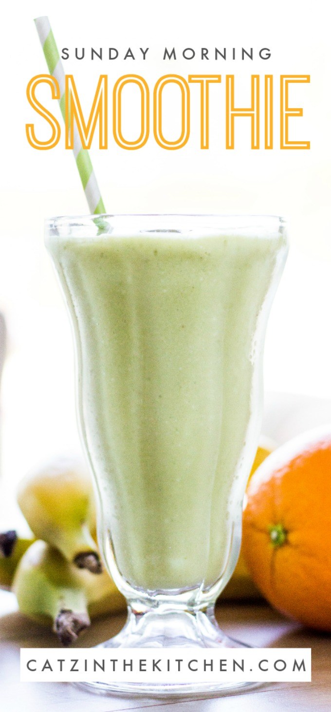 Sunday mornings are a great day for smoothies! Refreshing, quick, and healthy this recipe will put a smile on your face as you smile at the future! via @Club31Women