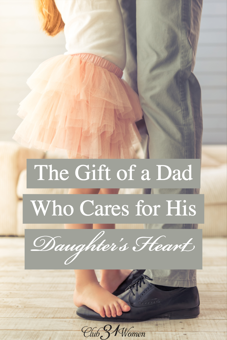 How can a dad engage his daughter and best care for her heart? There are a million ways to do this. He just needs to be intentional and take the time. via @Club31Women