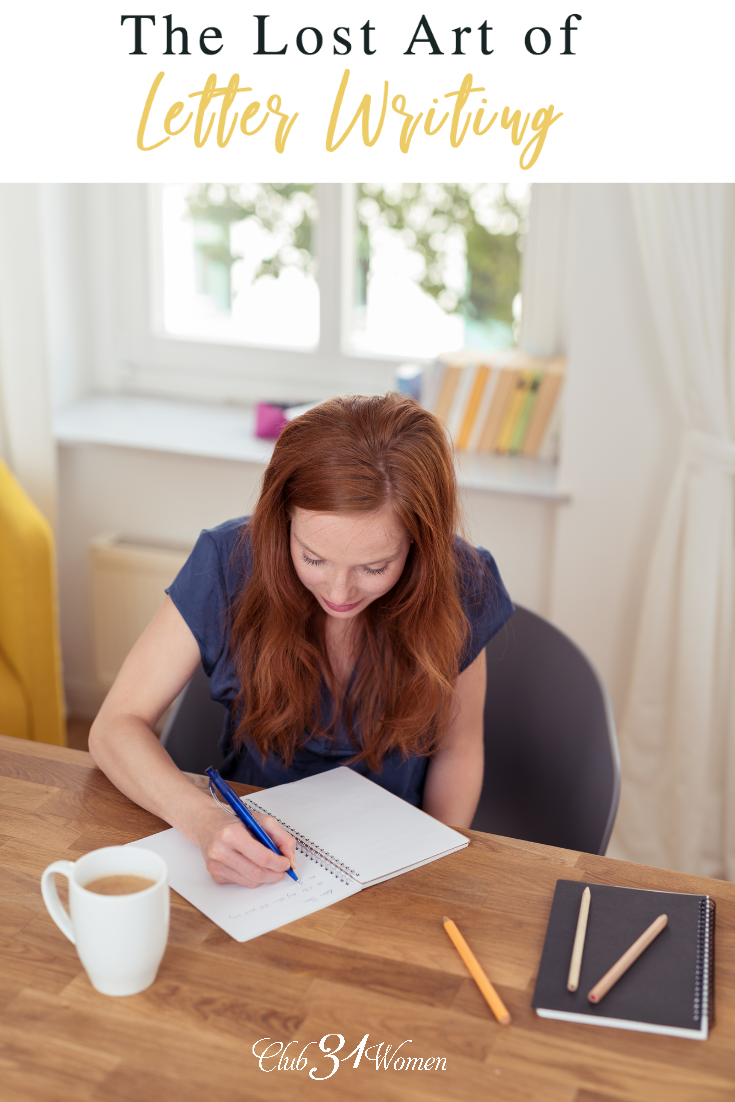 Letter writing isn't something that's common today. But what stories and legacies we can leave when we create conversations through the written word. via @Club31Women