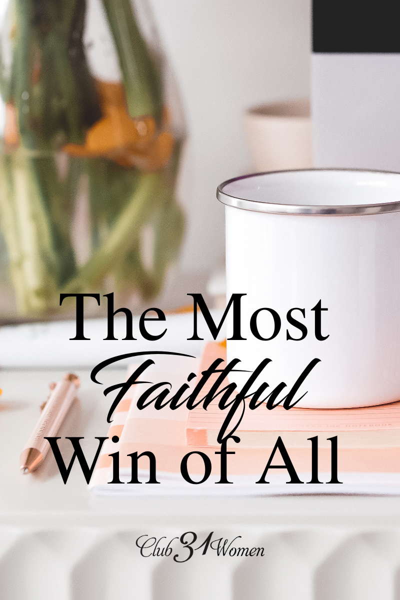 Faithful in the basics. Steadfast in the little things. Adhering to the plan. What are ways we as Christians can be faithful, steadfast in the basics?  via @Club31Women