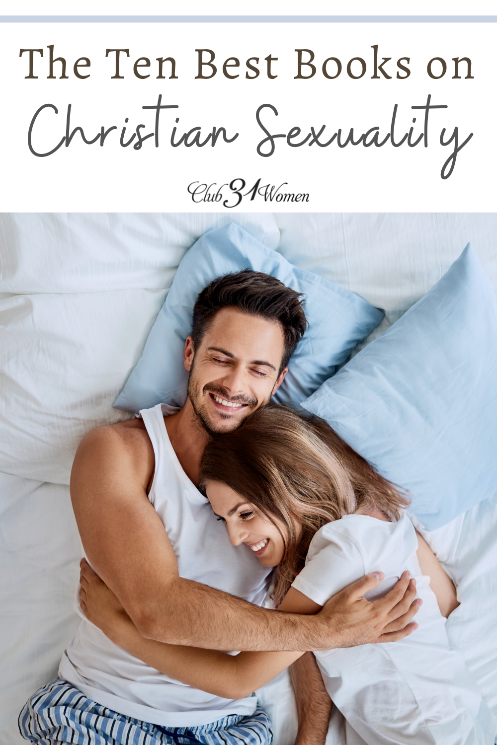 It can be difficult to find a biblical approach to sexuality in modern books and media. Here are some of the best Christian resources on sexuality. via @Club31Women