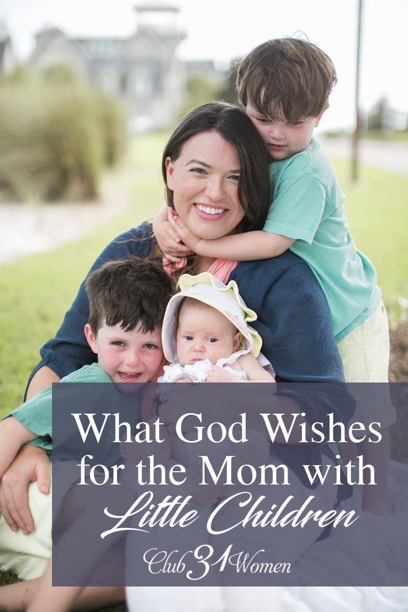 I had no idea that this was what God wanted for me in this season! And the wonder and relief of it all changed everything for me and for our children! via @Club31Women