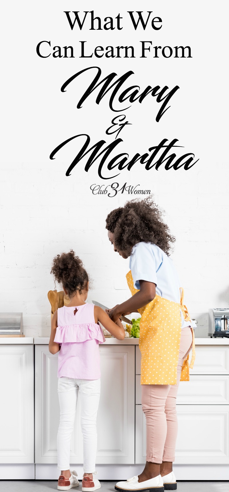 There is so much we can learn from the story of Mary and Martha. Sometimes we just need to break it down and see how we can learn from each of them. via @Club31Women