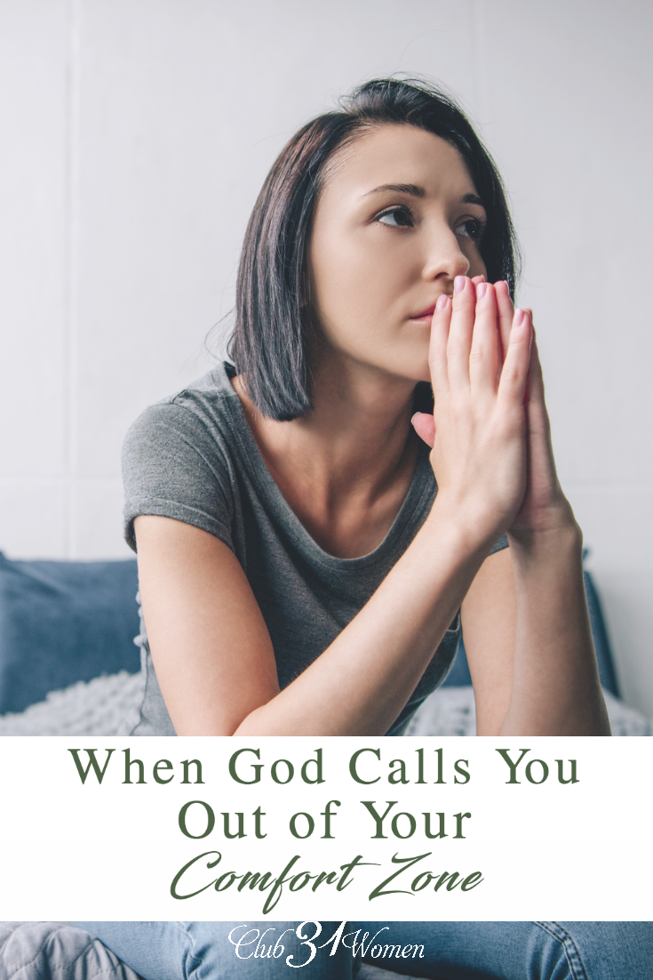 How do you respond when God calls you out of your comfort zone? Maybe you're a bit hesitant at first? But that nudge can't be ignored... via @Club31Women