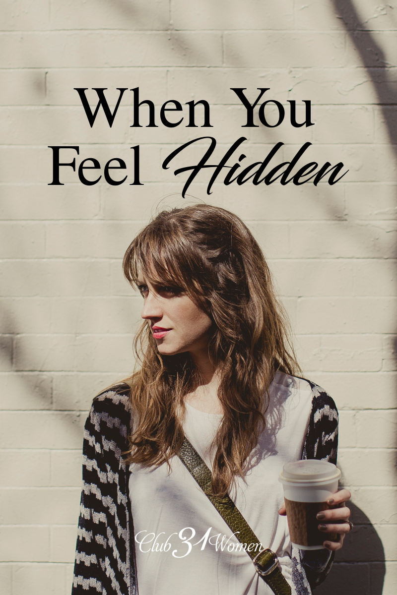 Do you resonate with feeling hidden and wanting more out of the hidden pockets of your day or the hidden stretches of your life? via @Club31Women